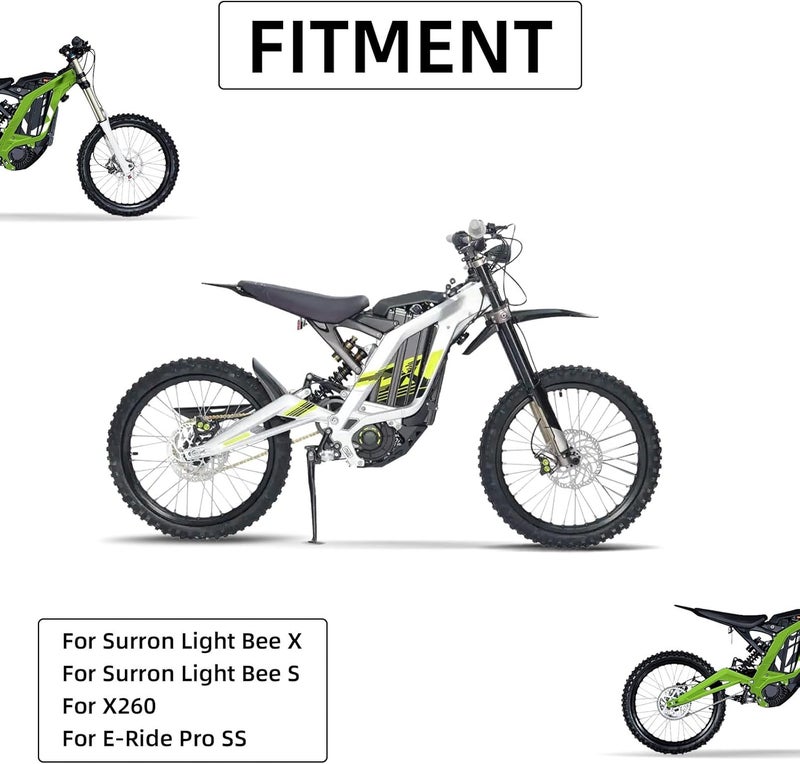 BAOUFF Stem Lock for Electric Dirt Bike,Headset Spacer with Handlebar Top Cap Base Extended Nut for Talaria X3 Sting MX3 R MX4 MX5/Surron Light Bee/E-Ride Pro SS/79Bike/X260 - Black - Image 3
